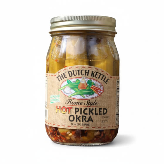 Hot Pickled Okra